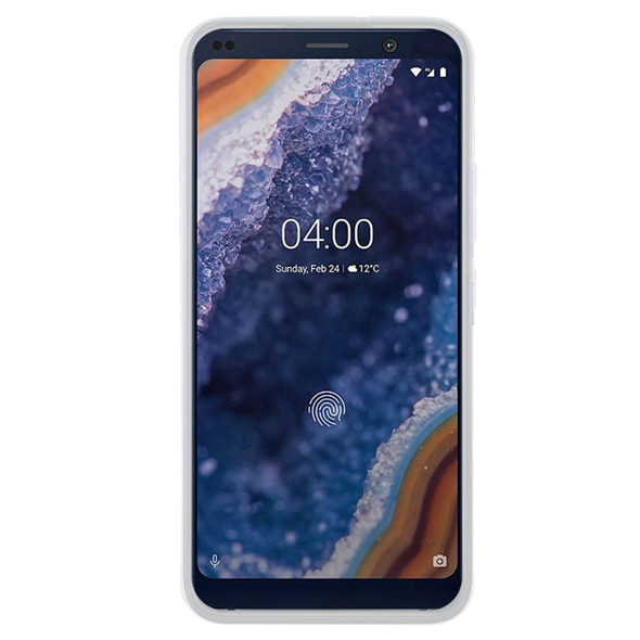 TPU Phone Case For Nokia 9(Transparent White)