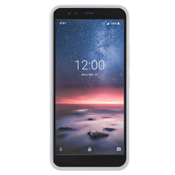 TPU Phone Case For Nokia 3.1 A(Transparent White)