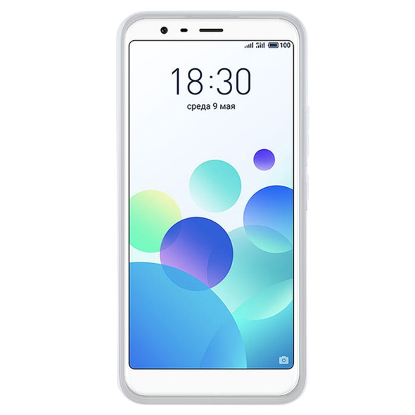 TPU Phone Case For Meizu M8c(Transparent White)