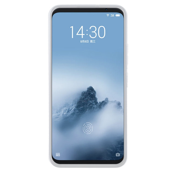 TPU Phone Case For Meizu 16 Plus(Transparent White)