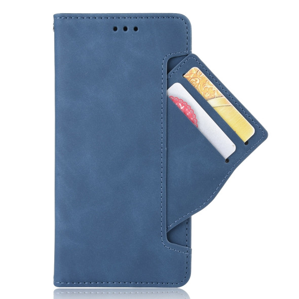 For OnePlus 10 Pro 5G Skin Feel Calf Pattern Leather Phone Case(Blue)