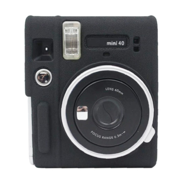 Soft Silicone Protective Case for Fujifilm Instax mini 40 (Black)