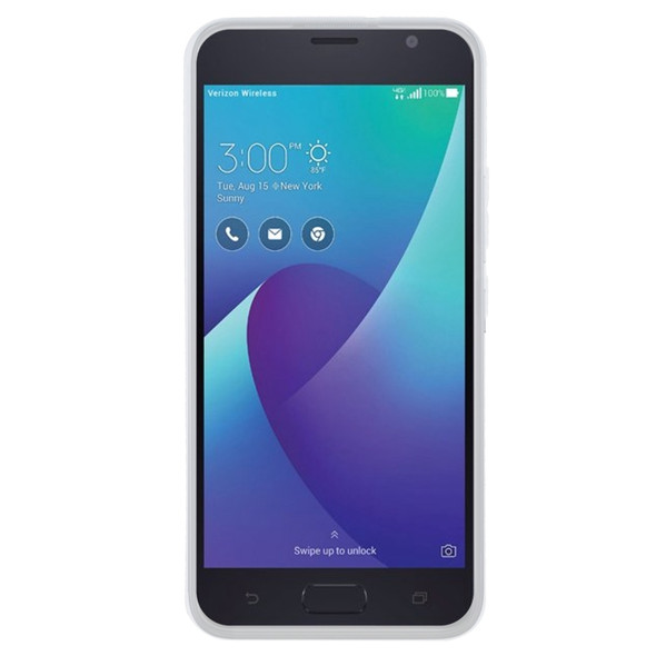 TPU Phone Case For Asus Zenfone V V520KL(Transparent White)