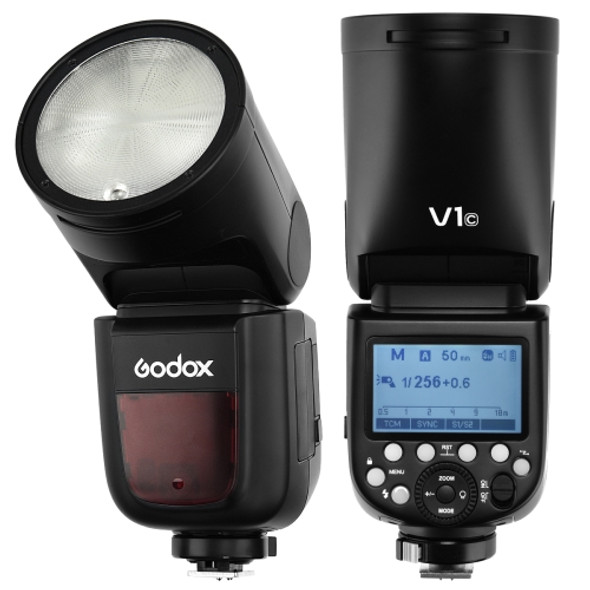 Godox V1C Round Head TTL Flash Speedlite for Canon (Black)