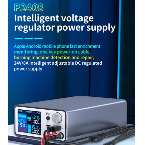 AIXUN P2408 Intelligent Voltage Regulator Power Supply, EU Plug
