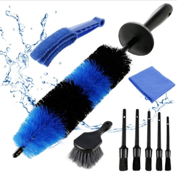 9 PCS / Set Car Wash Detail Brush Short Shank Tire Brush