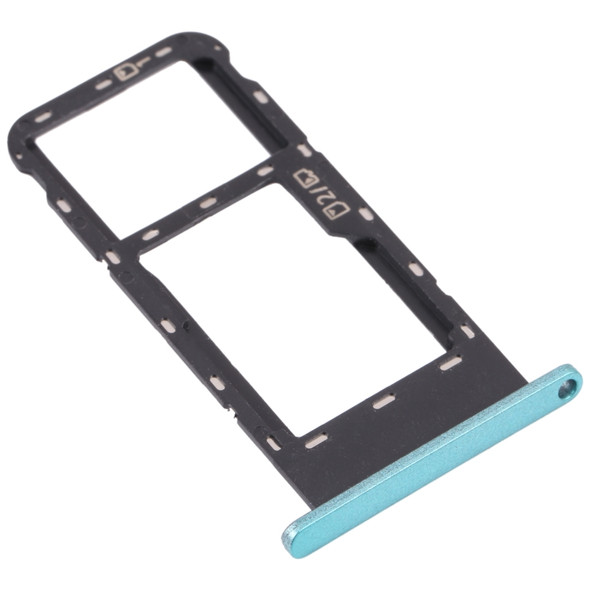 SIM Card Tray + Micro SD Card Tray for ZTE Blade V2020 Smart (Frosted green)