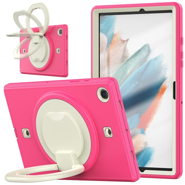 For Samsung Galaxy Tab A8 10.5 2021 X200 / X205 TPU + PC Tablet Case(Rose Red)