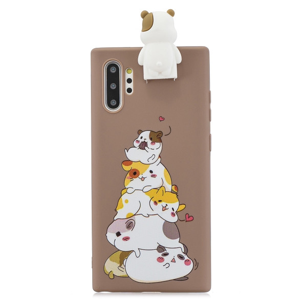 For Huawei P30 Pro Cartoon Shockproof TPU Protective Case with Holder(Hamsters)