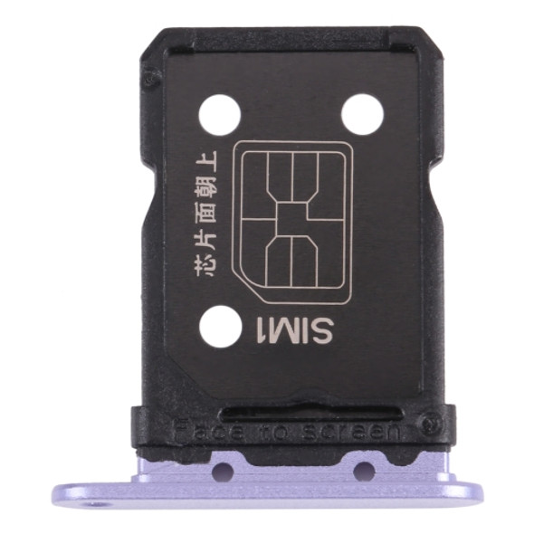 SIM Card Tray + SIM Card Tray for OPPO Reno6 5G PEQM00 CPH2251 (Purple)