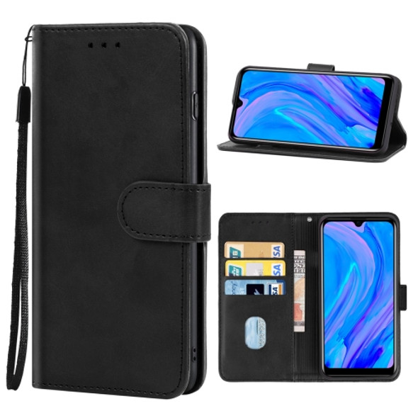 Leather Phone Case For Itel S15 Pro(Black)