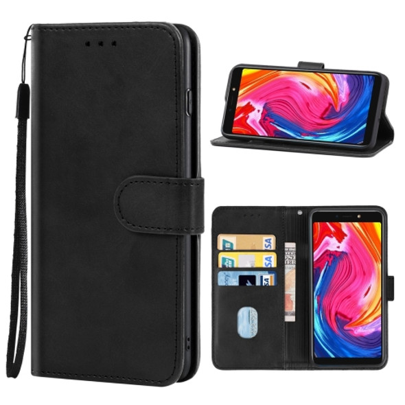 Leather Phone Case For Itel A56(Black)