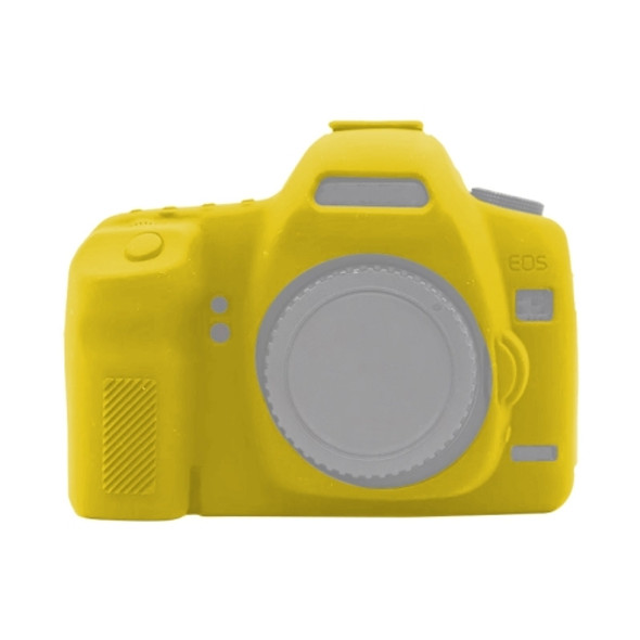 Soft Silicone Protective Case for Canon EOS 5D Mark II (Yellow)