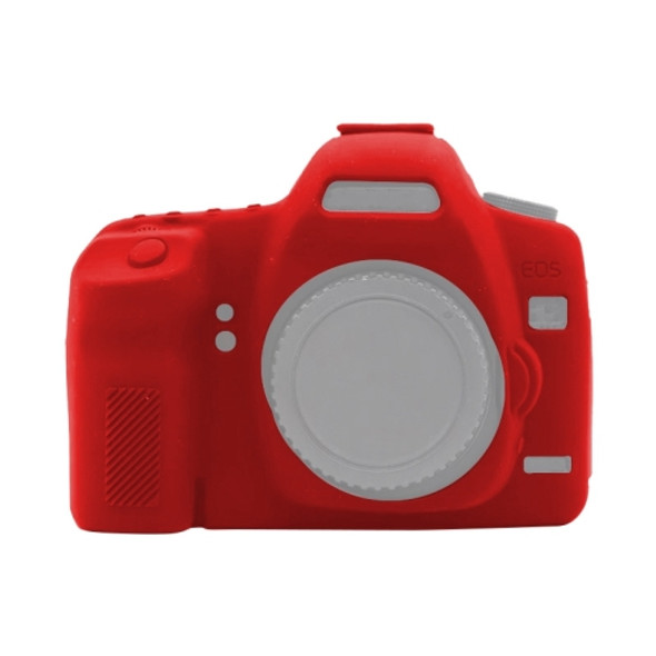 Soft Silicone Protective Case for Canon EOS 5D Mark II (Red)