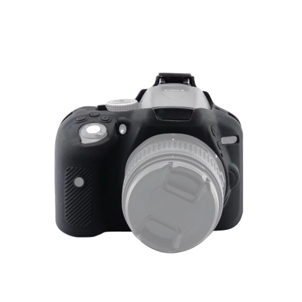 Soft Silicone Protective Case for Nikon D5300(Black)