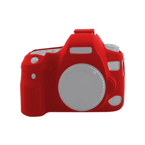 Soft Silicone Protective Case for Canon EOS 6D Mark II (Red)