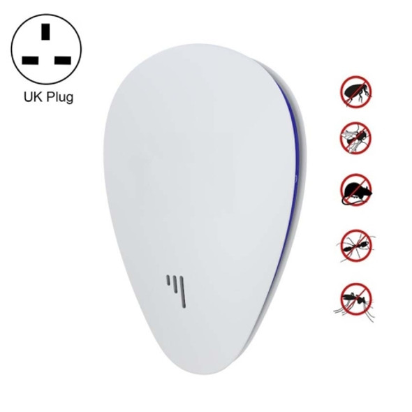A08 Ultrasonic Mosquito Repellent, Specification: UK Plug(White)
