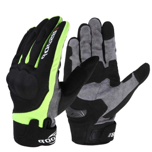 BSDDP A0117 Motorcycle Outdoor Riding Antiskid Gloves, Size: M(Green)
