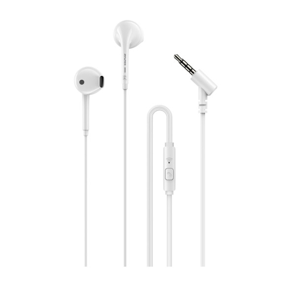 awei PC-7 Mini Stereo Semi In-ear Wired Earphone(White)
