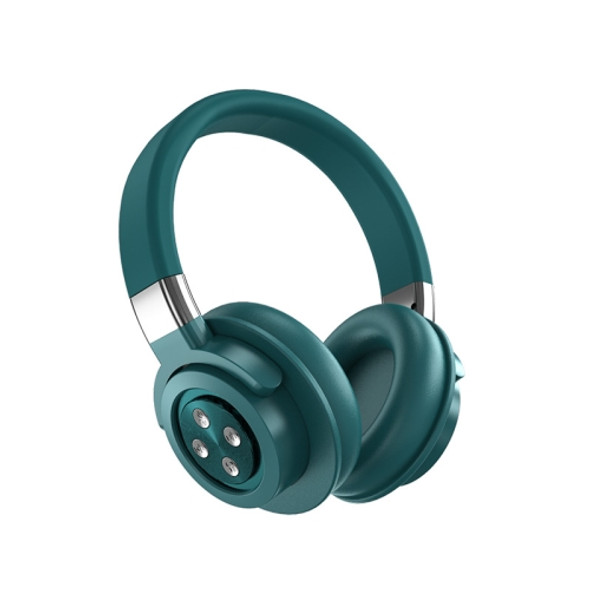 A51 USB Charging Wireless Bluetooth HIFI Stereo Headset with Mic(Green)