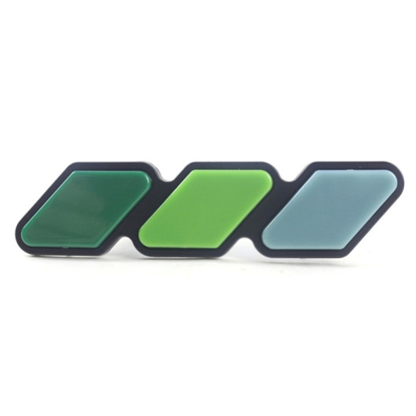 2 PCS Universal Three-color Car Sticker(Green)