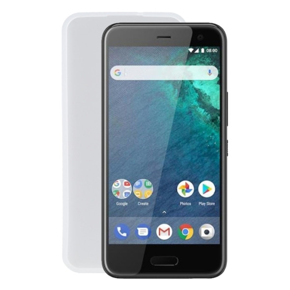 TPU Phone Case For HTC U11 Life(Transparent White)