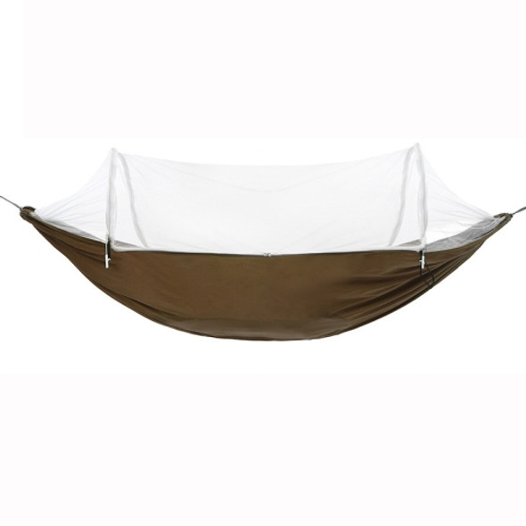 Outdoor Camping Anti-Mosquito Quick-Opening Hammock, Spec: Double (Camel Color)