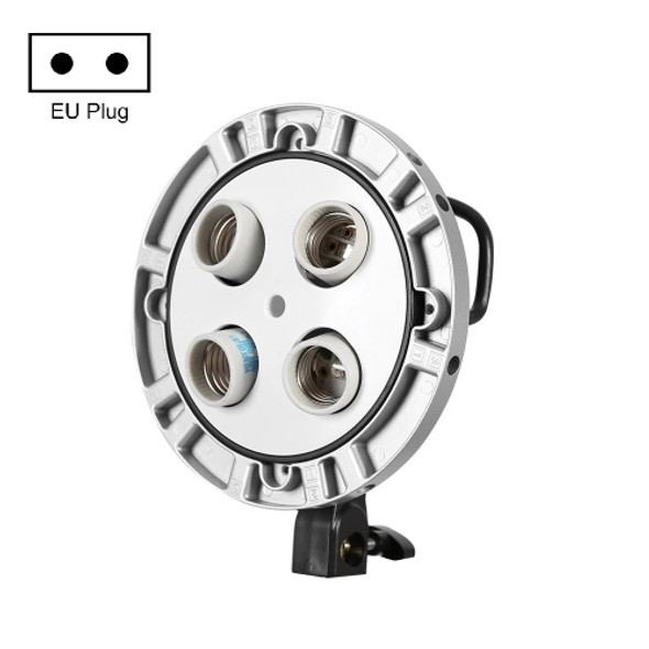 Godox TL-4 4 in 1 E27 Socket Tricolor Bulb Light Lamp Head Mount(EU Plug)