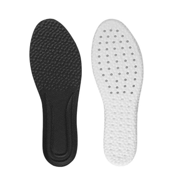 2 Pairs Lightweight Porous Breathable Full Pad, Size: 45/46(Black)