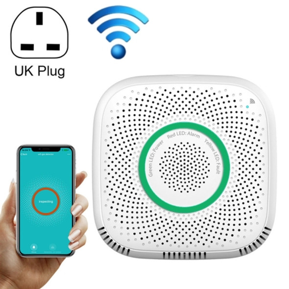 TY-GSA-87 Smart Home WIFI Gas Detector, Specification: UK Plug