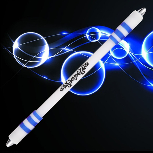 2 PCS Visual Spinning Pen Drop Resistant No Refill Rotary Pen Special(A5 Blue)