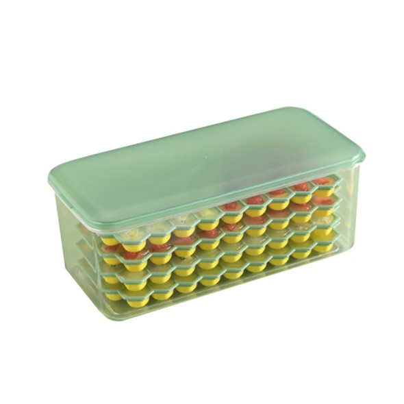 Honeycomb Ice Tray Mould Soft Bottom Silicone Ice Box, Specification: 4 Layers