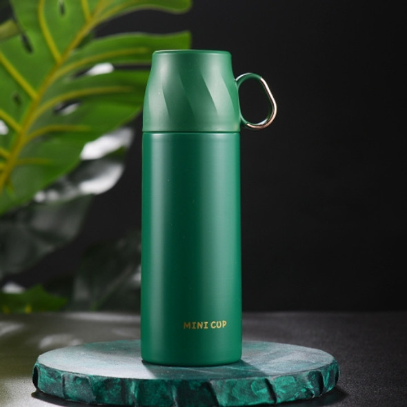 260ml 304 Stainless Steel Handy Cup with Lid Vacuum Insulation Cup(Green)
