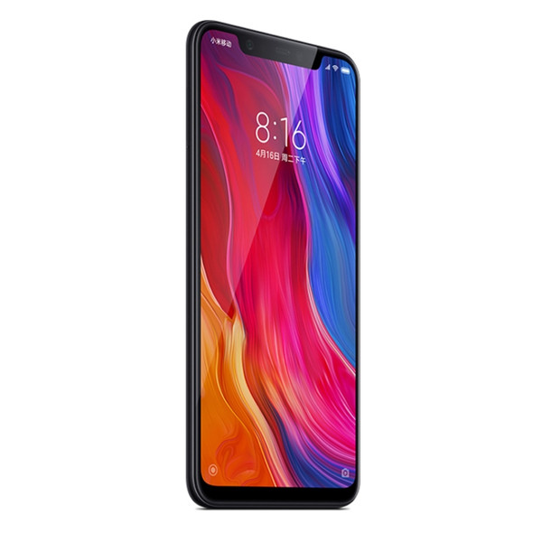 [HK Warehouse] Xiaomi Mi 8, 6GB+64GB, Global Official Version, Dual AI Rear Cameras, Infrared Face & Fingerprint Identification, 6.21 inch AMOLED MIUI 9.0 Qualcomm Snapdragon 845 Octa Core up to 2.8GHz, Network: 4G, VoLTE, Dual SIM(Black)