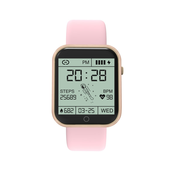 D20L 1.3 inch IP67 Waterproof Color Screen Smart Watch(Pink)