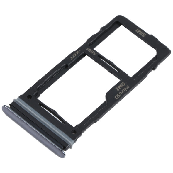 SIM Card Tray + SIM Card Tray / Micro SD Card Tray for Samsung Galaxy A52S 5G SM-A528(Black)