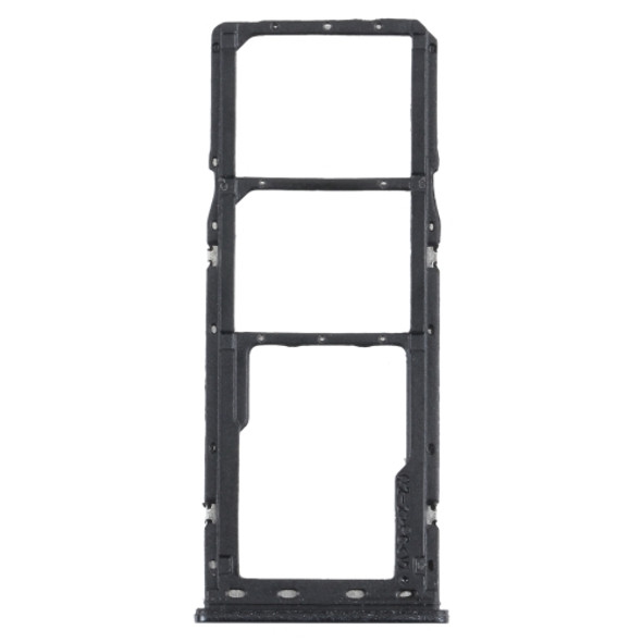 SIM Card Tray + SIM Card Tray + Micro SD Card Tray for Samsung Galaxy M21 SM-M215 (Black)