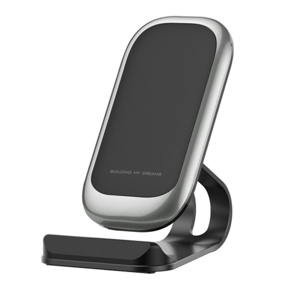 Z01 15W Multifunctional Desktop Wireless Charger with Stand Function, Spec: VIP Cryogenics (Silver)