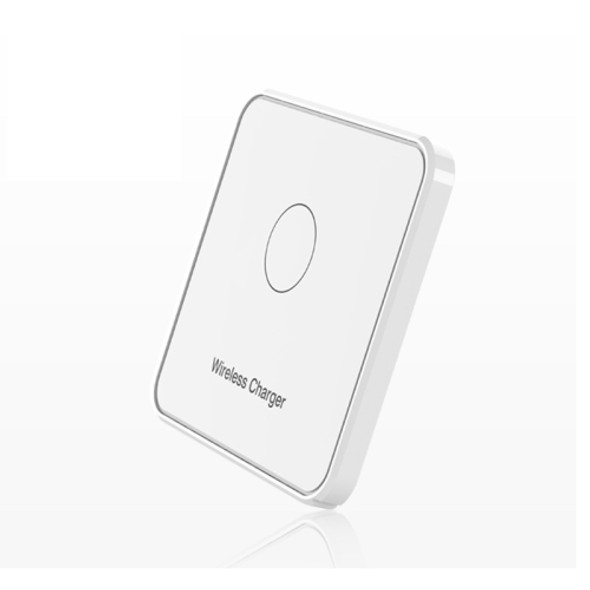 Mobile Phone Wireless Charger For Xiaomi Huawei Samsung iPhone 13 Square 10W-White