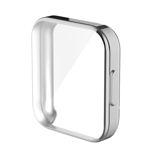 For Xiaomi Redmi Watch 2 Lite Electroplated TPU Full-Enclosed Protective Case(Silver)