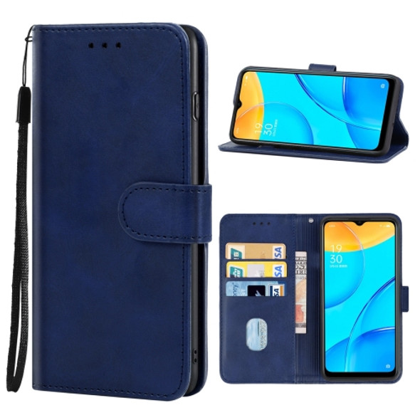 Leather Phone Case For OPPO A35(Blue)