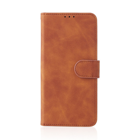 For Blackview A55 Skin Feel Magnetic Buckle Leather Phone Case(Brown)