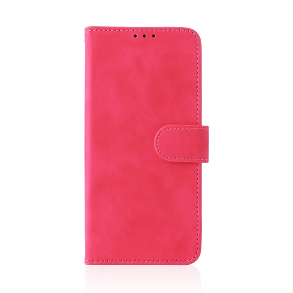 For Blackview A55 Skin Feel Magnetic Buckle Leather Phone Case(Rose Red)