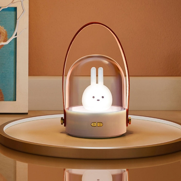 YPH-0119 Cute Cartoon Portable Music LED Atmosphere Night Light(Rabbit)