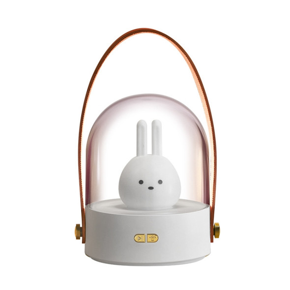 YPH-0119 Cute Cartoon Portable Music LED Atmosphere Night Light(Rabbit)