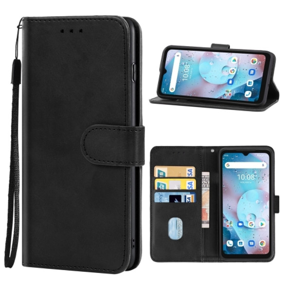 Leather Phone Case For UMIDIGI Bison X10G(Black)