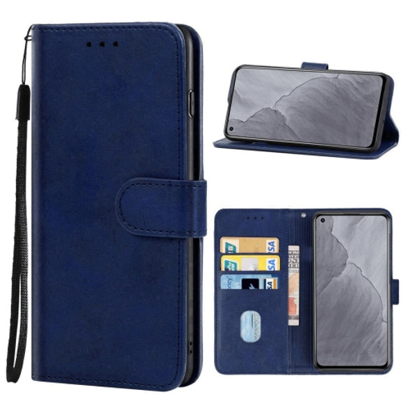 Leather Phone Case For OPPO Realme GT Master(Blue)