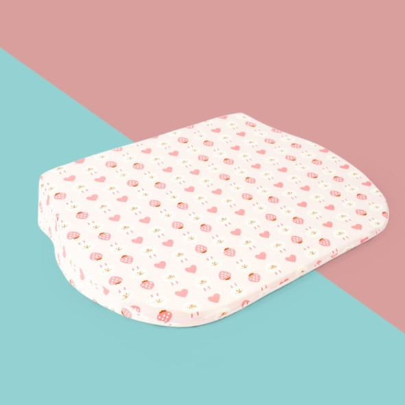 Newborn Baby Anti-spitting Milk Ramp Pad Ridge Protection Anti-spill Pillow(Pink Rabbit )