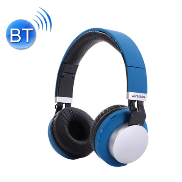 MH8 Wireless Card Sports Folding Bluetooth Headset, Colour: Blue