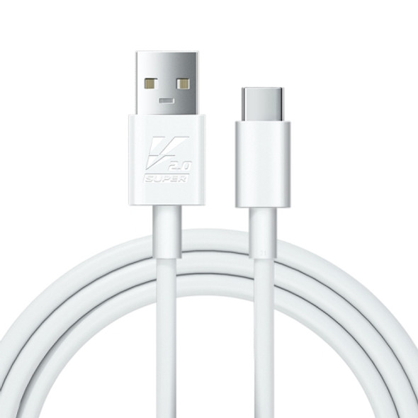 Original vivo 5A Type-C / USB-C Super Fast Charging Data Cable, Length: 1m (White)